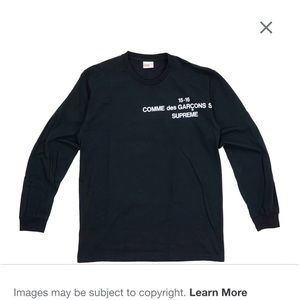 Supreme Comme Des Garcons Long Sleeve Tee